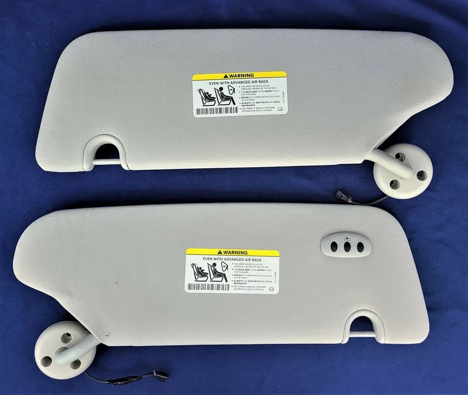 08-16 Grand Caravan Town Country Driver Passenger Side Sun Visor Shade Pair Set