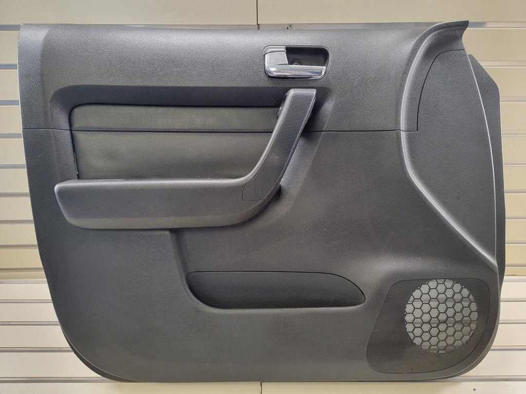 06-10 HUMMER H3 driver LEFT FRONT DOOR TRIM PANEL black OEM