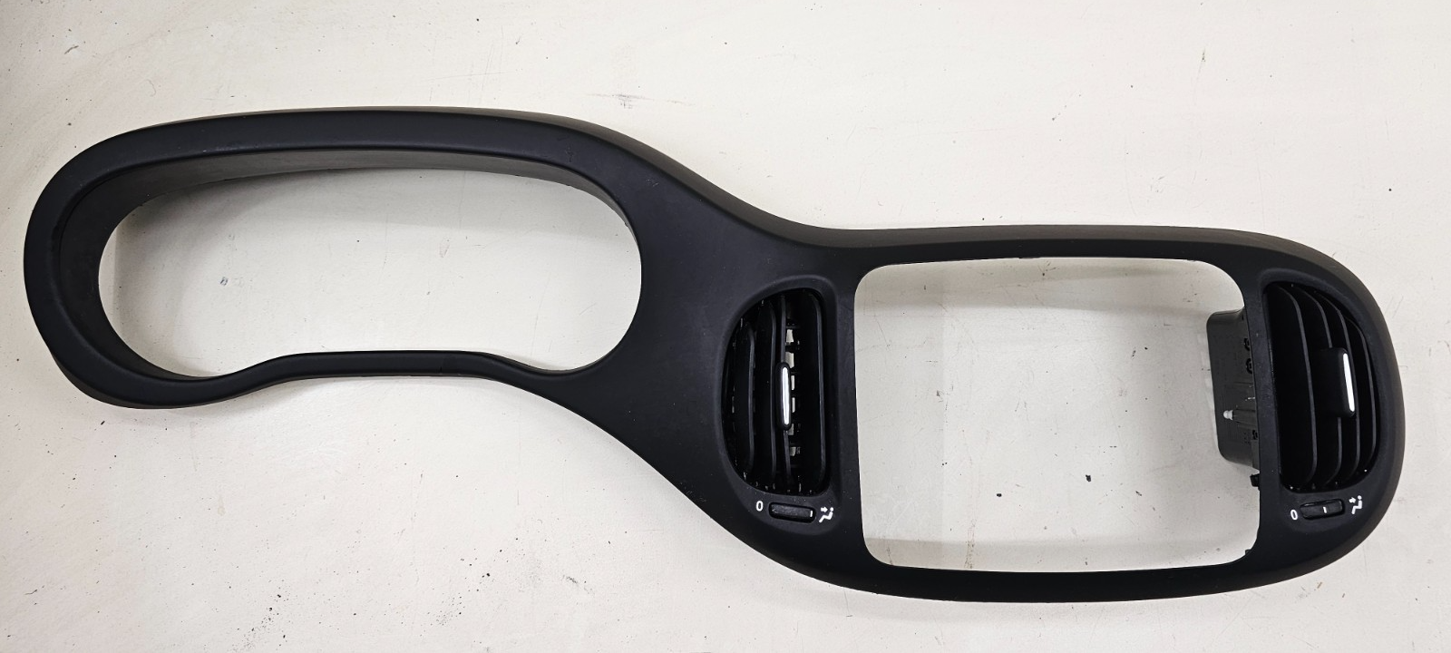 🔥14-17 Fiat 500L Dash Instrument Cluster Speedometer Tachometer Bezel Black
