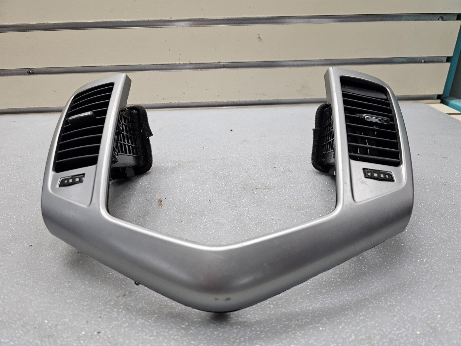 🔥11-15 Chevy Cruze Center Dash Center Radio Surround Bezel Trim Panel Silver