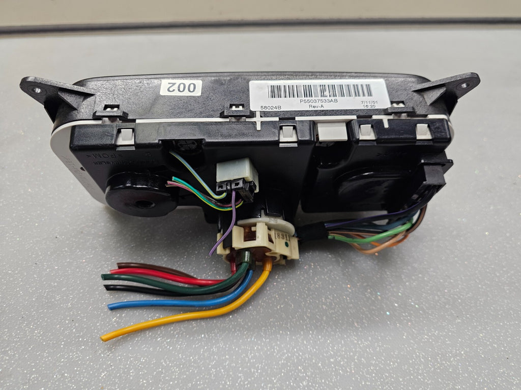 🔥02-03 Jeep Liberty Dash CLIMATE CONTROL UNIT Temperature Heat Rear Defrost OEM