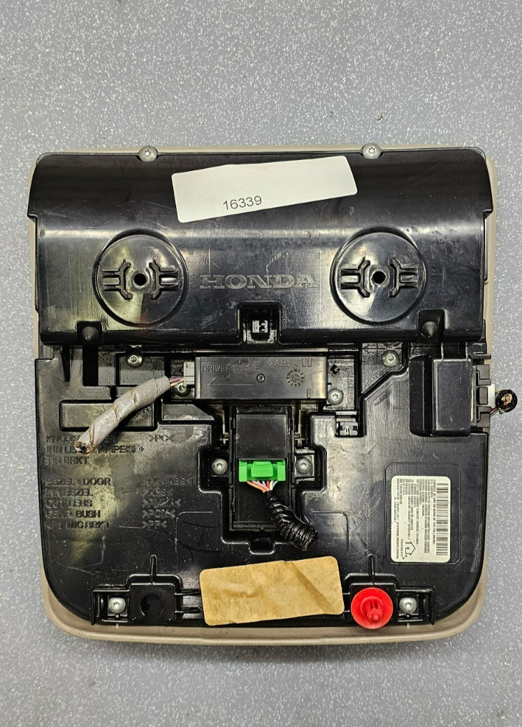 🔥09-14 ACURA MDX TL UPPER OVERHEAD CONSOLE STORAGE COMPARTMENT ASSEMBLY TAN