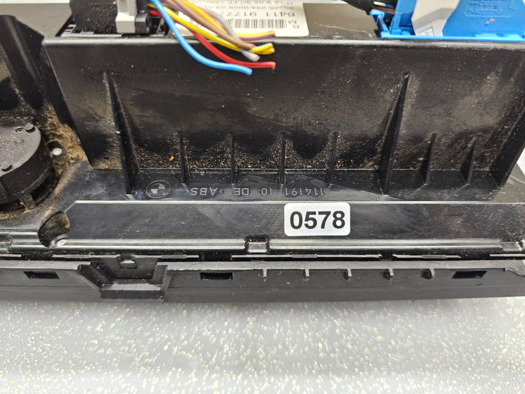 🔥08-10 BMW 5 SERIES AC HEATER TEMPERATURE CLIMATE CONTROL UNIT AIR CONDITIONER