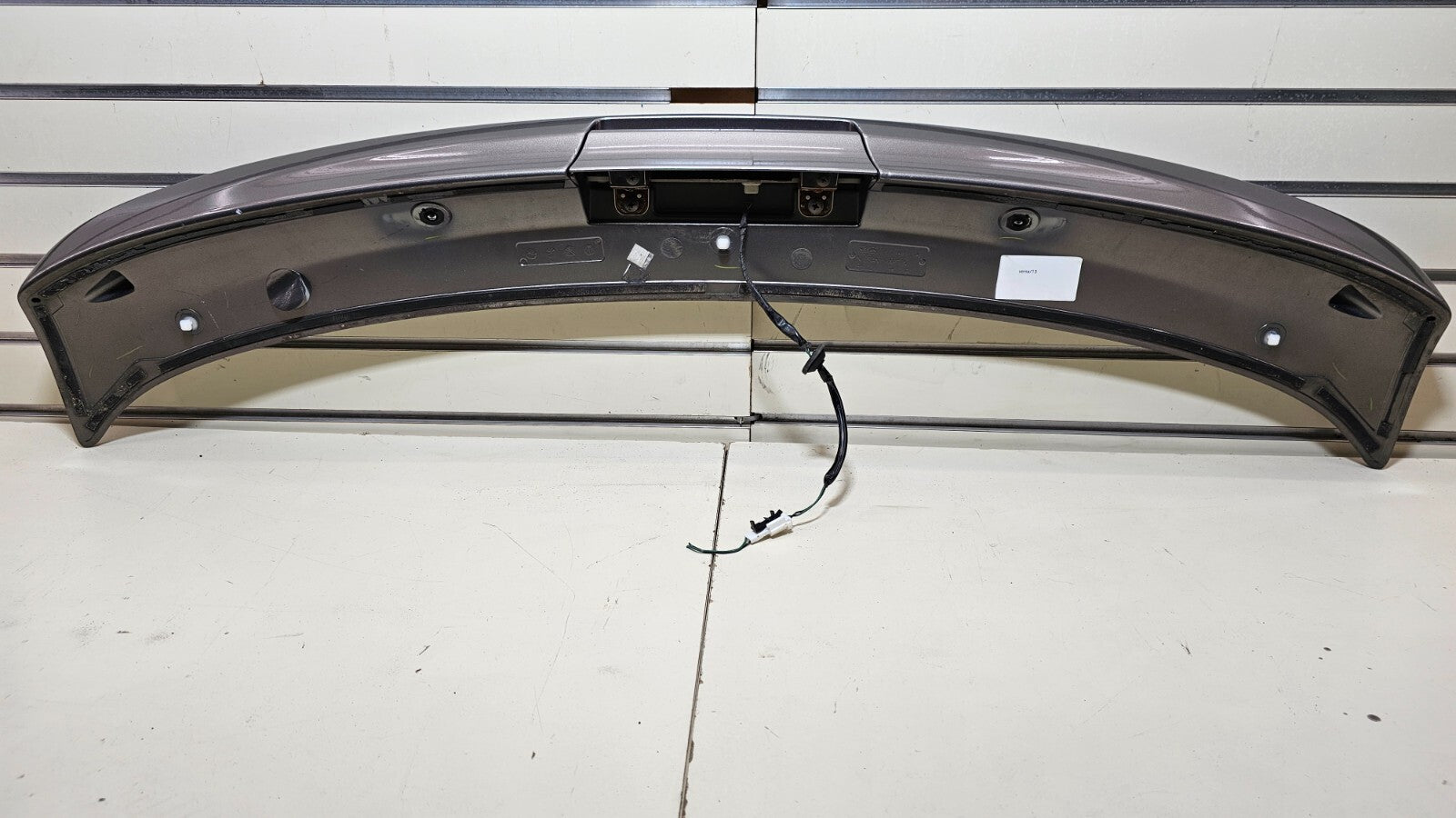 🔥12-19 VERSA Sedan Rear Tail Gate Trunk Spoiler Third Brake Light wing DK Gray