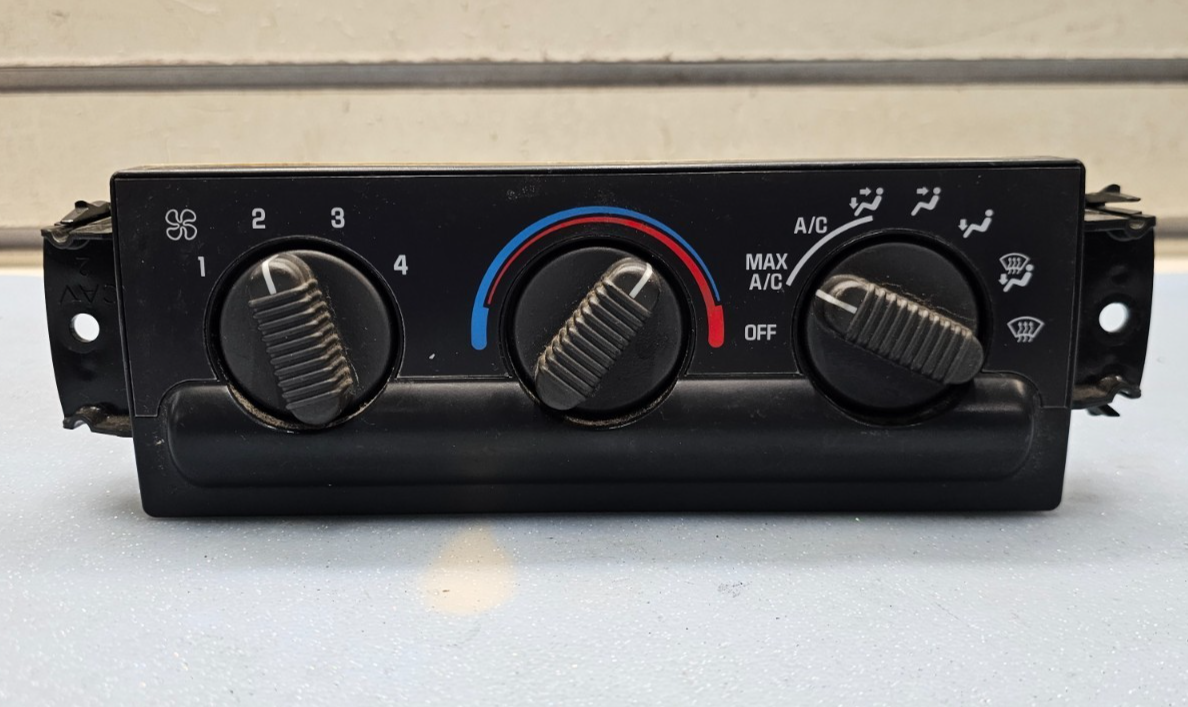 🔥98-05 Blazer Jimmy Bravada Dash A/C Climate Temperature Heater Control Black
