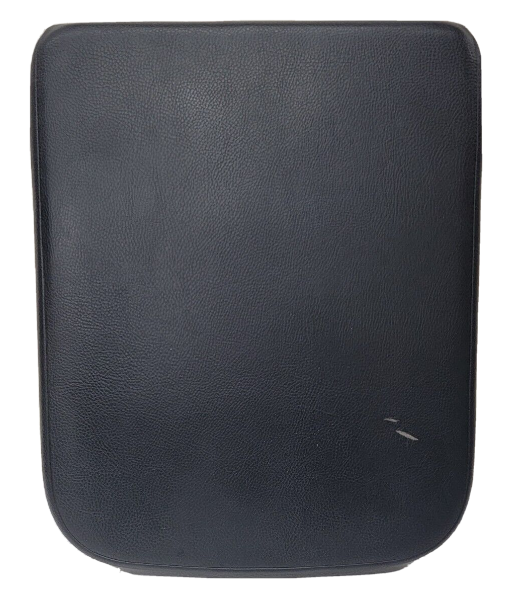 02-08 Dodge RAM Center Console Jump Seat ARMREST Cover Lid Leather Dark Blue JS7