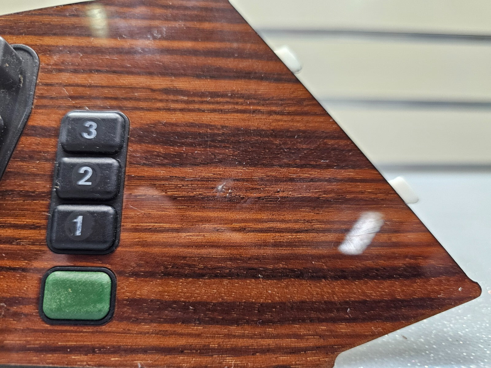 92-99 Mercedes W140 S500 S420 Front Right Passenger Seat Adjustment Switch WOOD