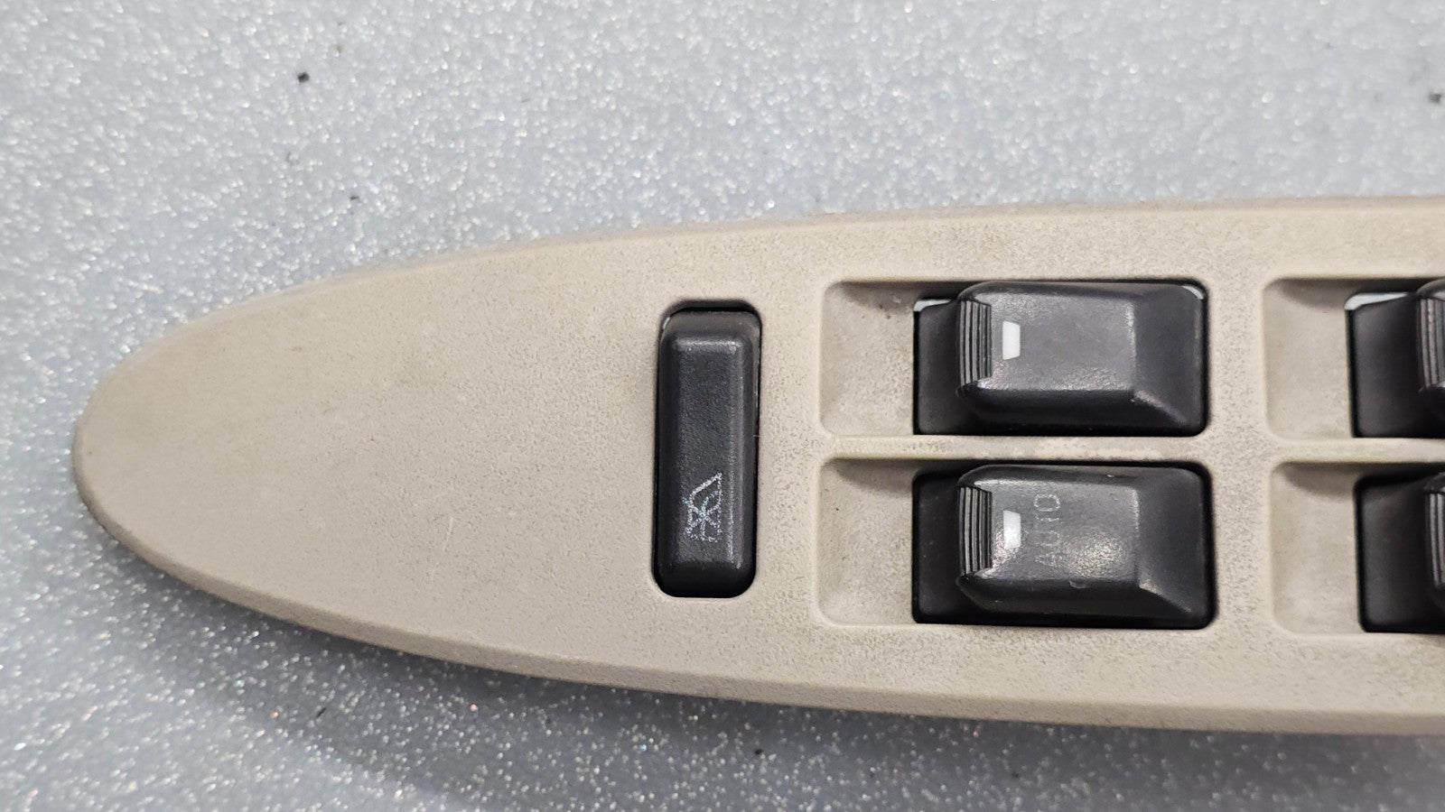 🔥00-02 Lincoln LS Front Left Driver Door LH Master Window Switch Bezel Tan OEM