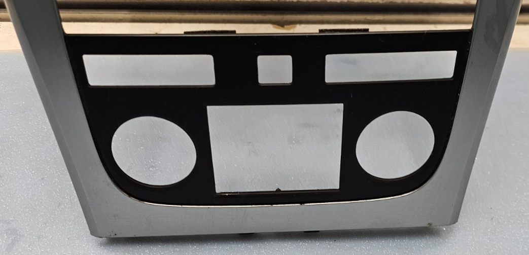 🔥07-12 GMC Acadia Center Dash Radio Bezel Climate Control Trim Panel Silver OEM