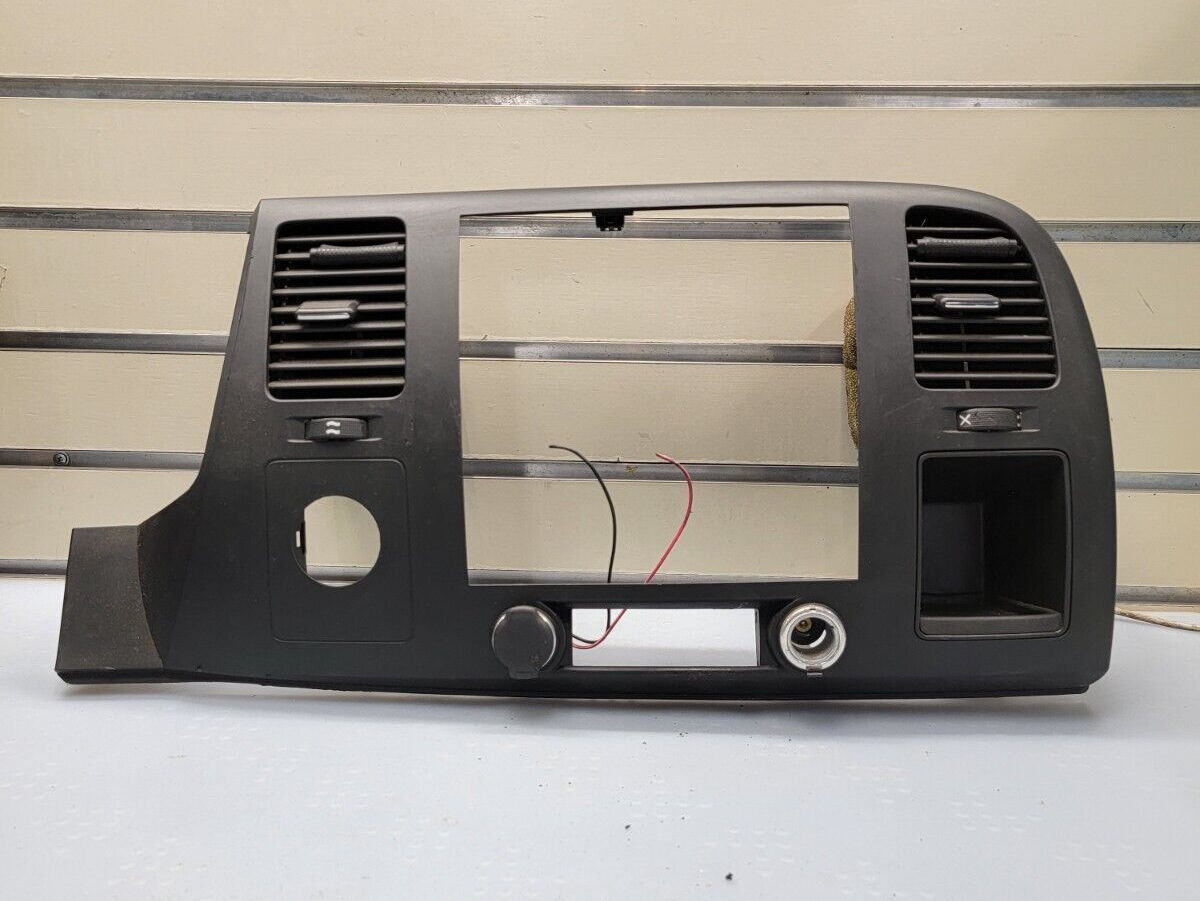 🔥07-14 Chevy Silverado SIERRA Center Dash Radio Bezel Climate Trim Dark Gray