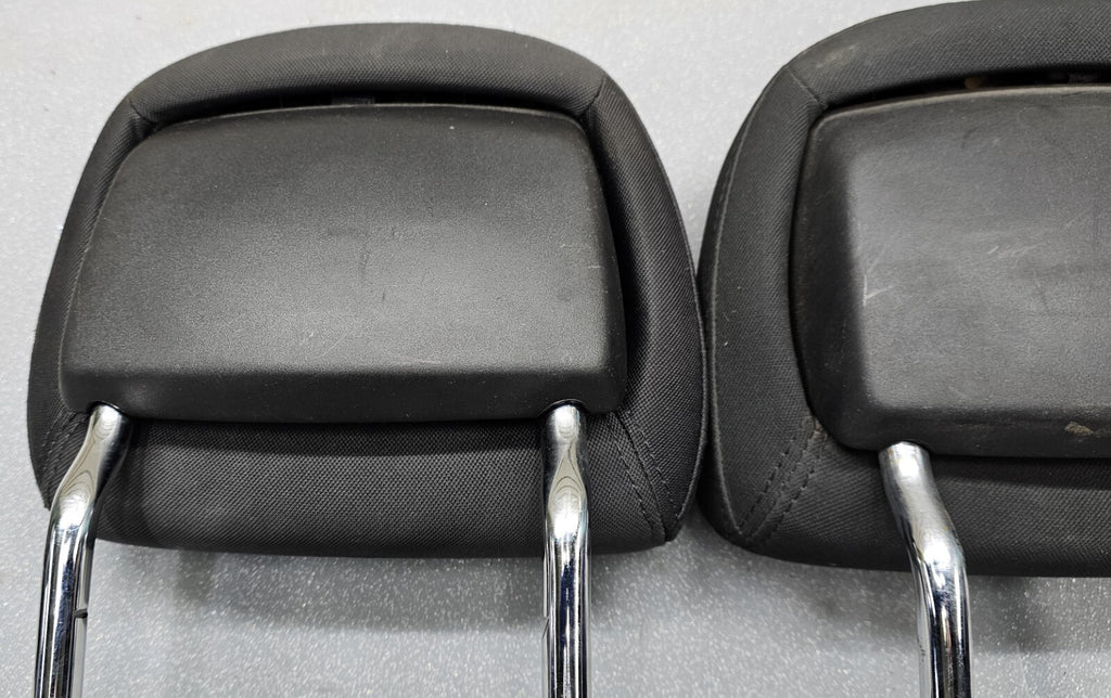 🔥10-14 Dodge Avenger / Chrysler 200 Front Seat HEADREST Set 2 Cloth BLACK CH51
