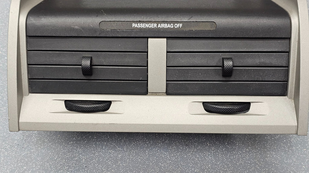 🔥08-12 FORD ESCAPE DASH CENTER Air Vents Bezel Heater Conditioning Silver/Black