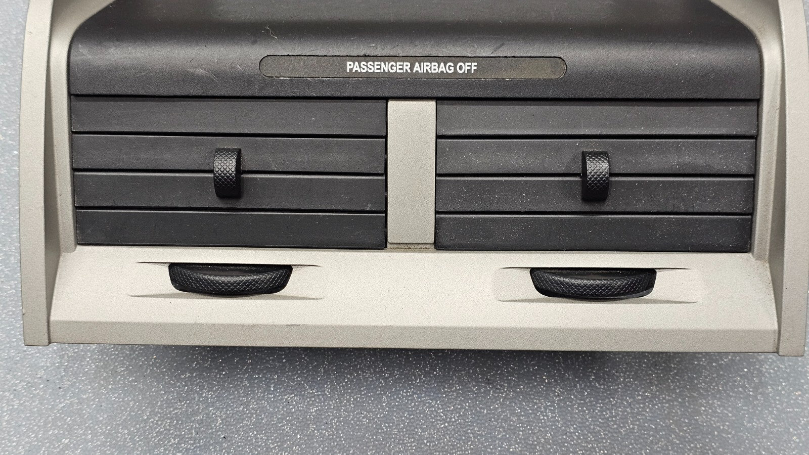 🔥08-12 FORD ESCAPE DASH CENTER Air Vents Bezel Heater Conditioning Silver/Black