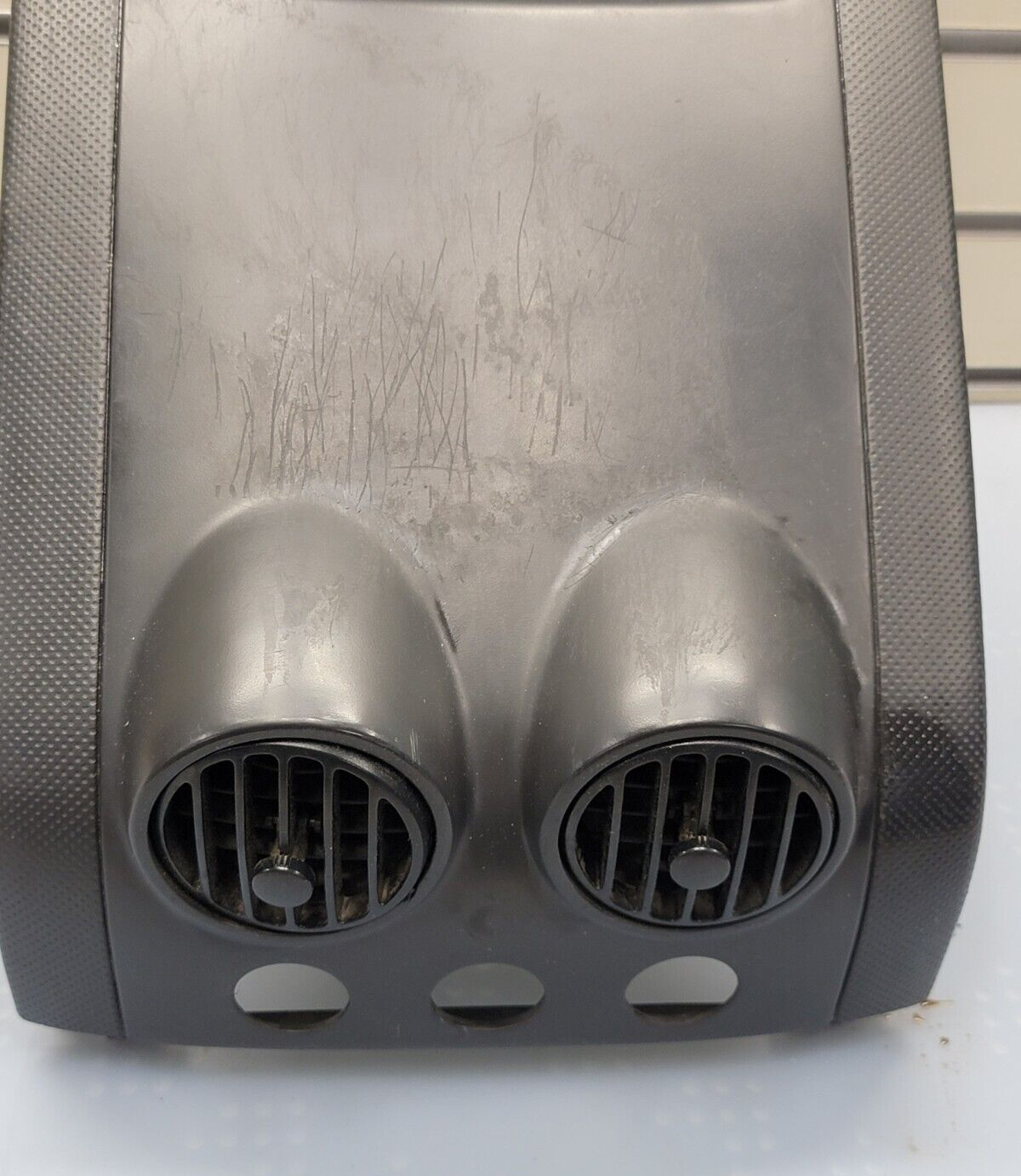🔥04-08 Chevrolet Aveo Hatchback Dashboard Top Center Air Vents Clock Bezel GRAY
