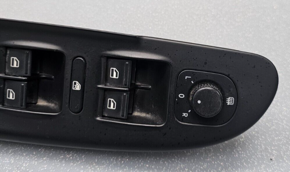 06-10 Passat Golf Jetta Rabbit Left Driver Door Master Power Window Switch Black