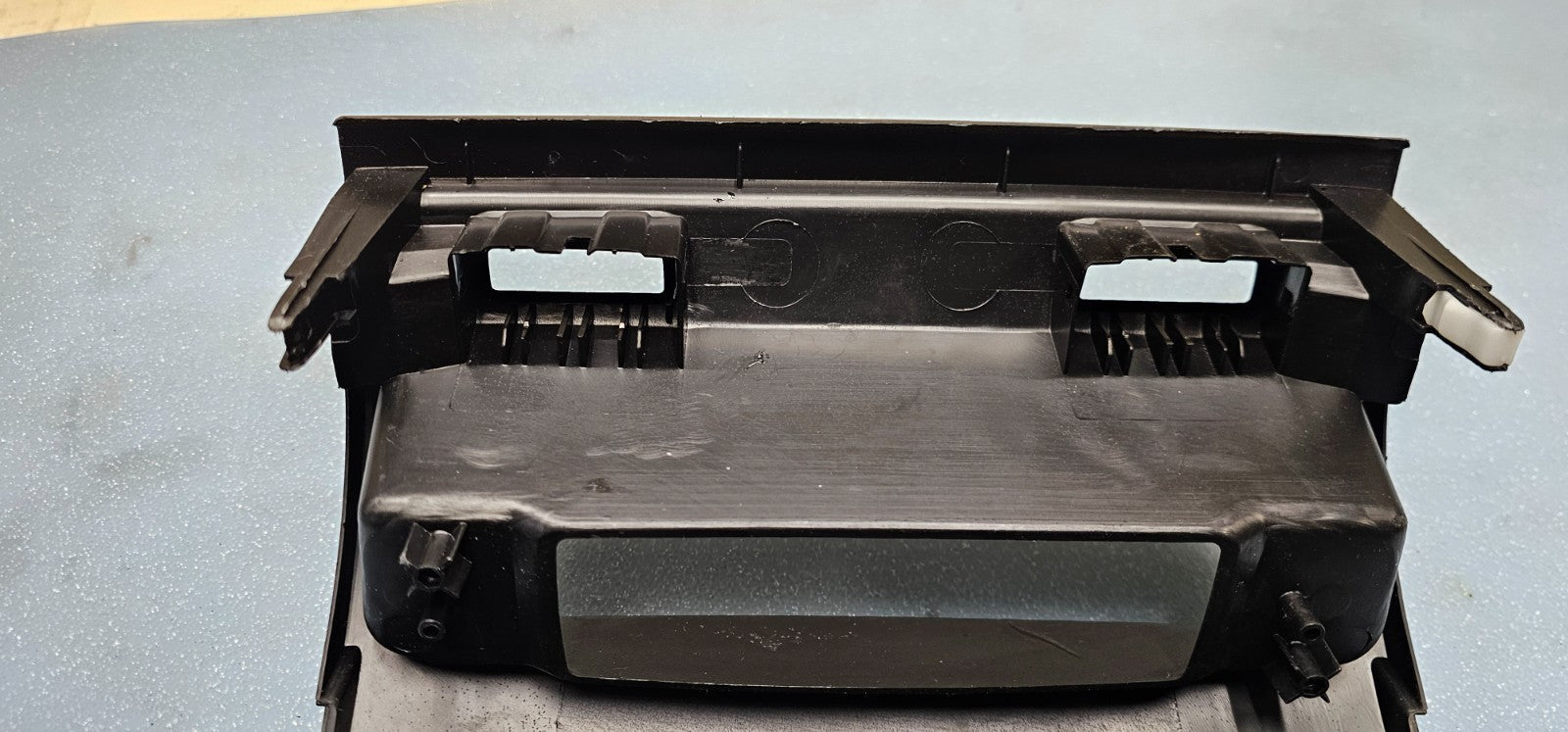04-08 Mitsubishi Galant Dash Center Clock Bezel Trim Cover Panel Interior Black