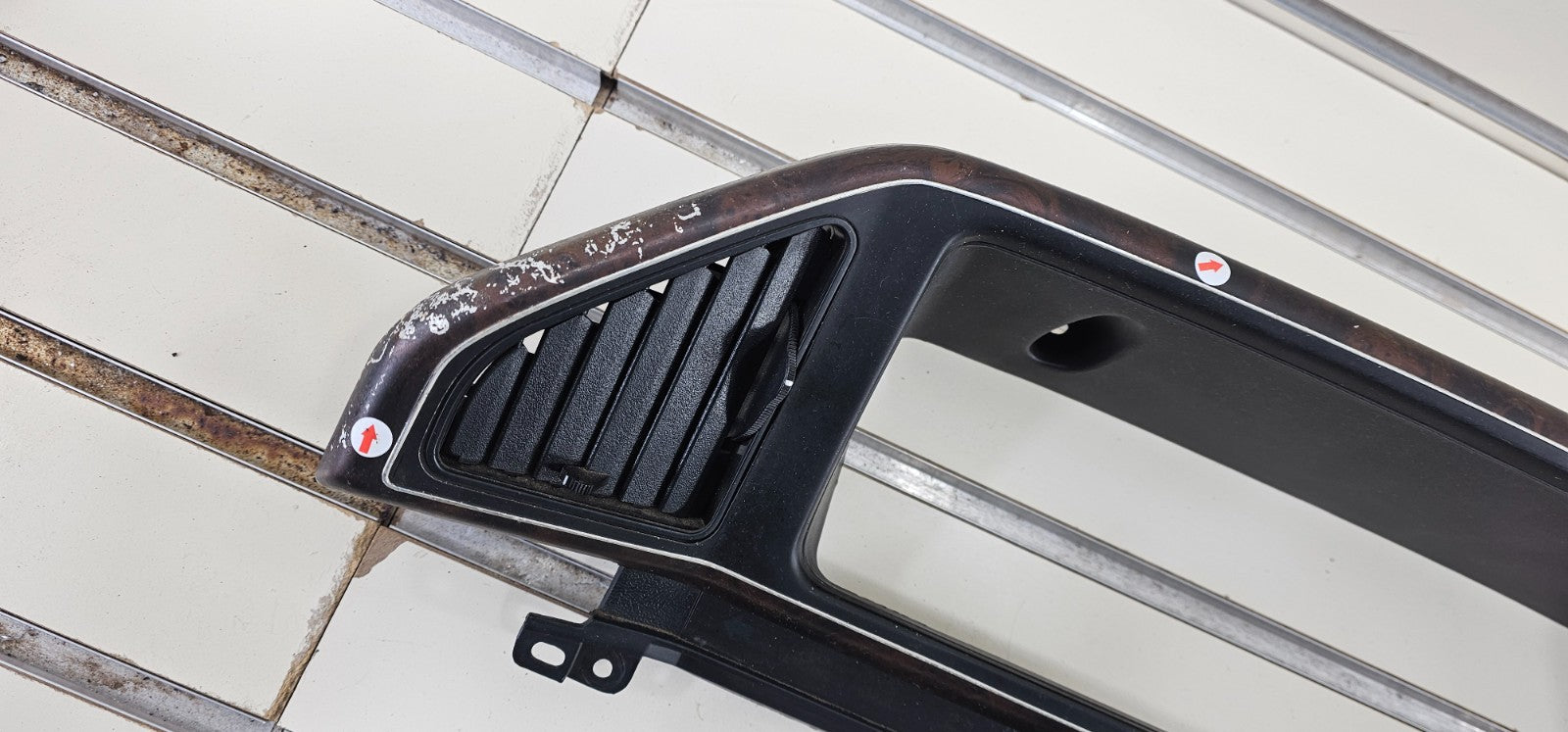 87-91 Ford F150 F250 BRONCO Dash Instrument CLUSTER Bezel Speedometer Woodgrain