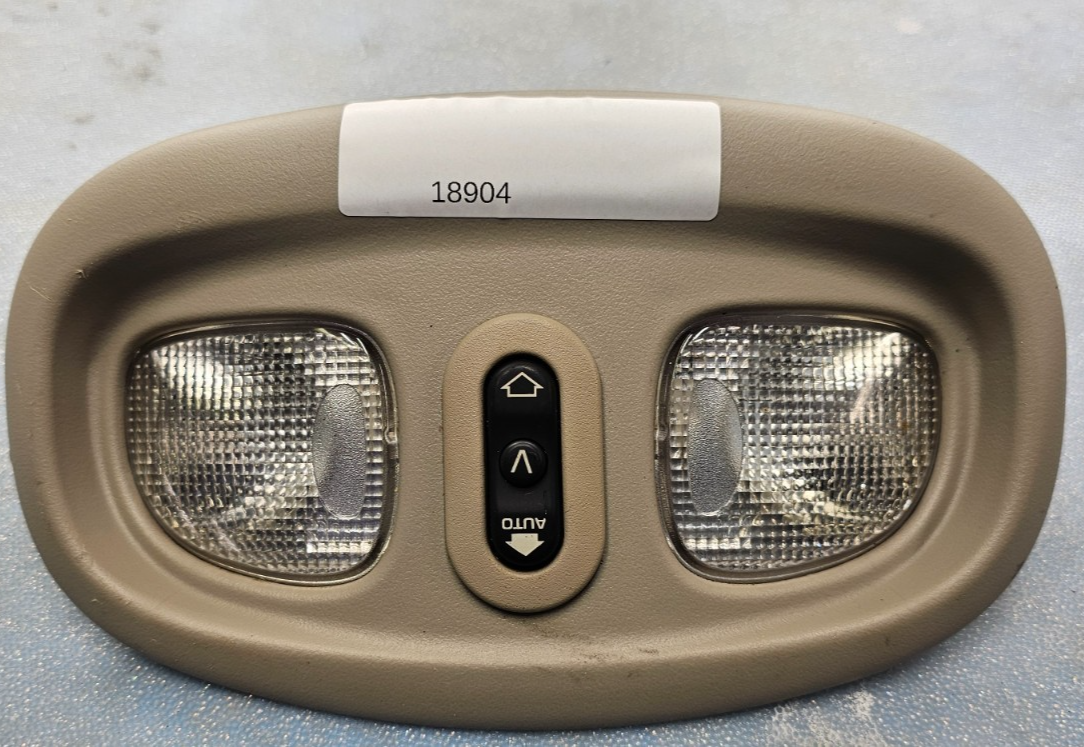🔥02-07 Jeep Liberty Overhead Front Center Dome Roof Map Light W/Sunroof TAN