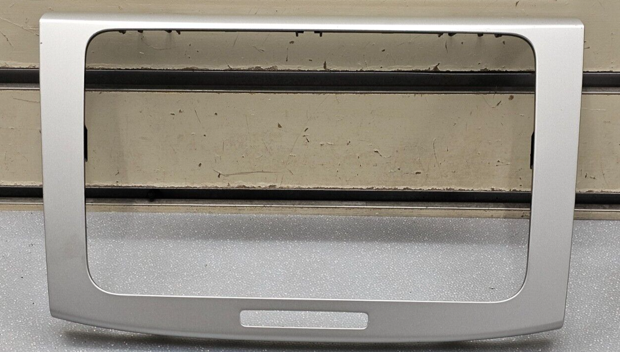 🔥06-10 VW Passat 3.6L Center Dash AM FM Radio Stereo Display Trim Bezel Silver