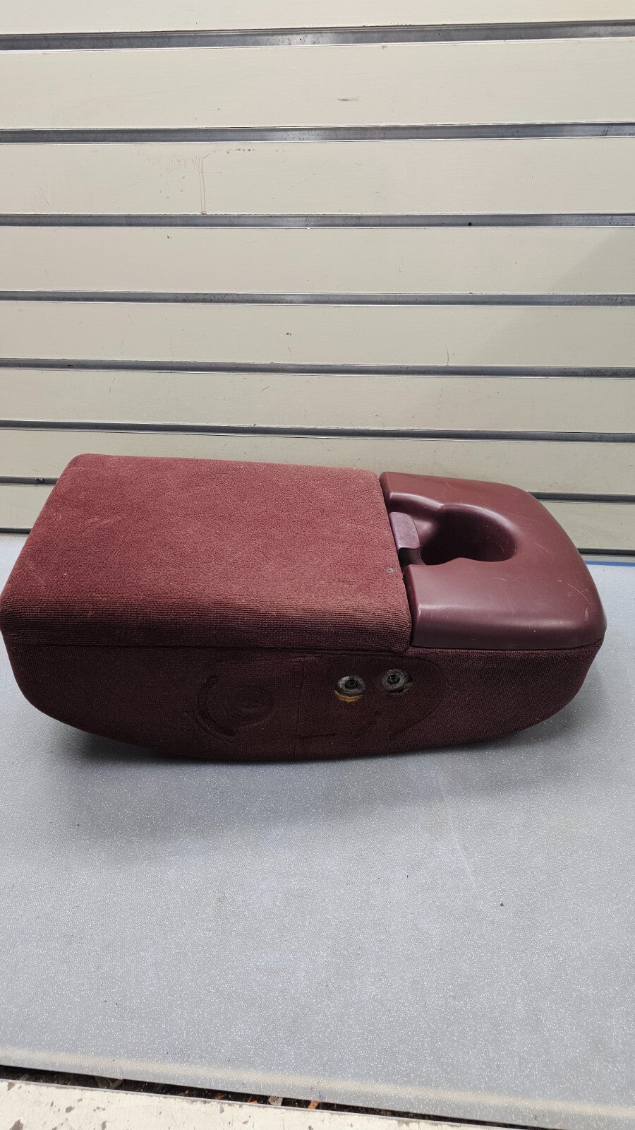 🔥97-03 F150 Center Console JUMP SEAT Cloth/Leather Cup Holder LT Red JS6