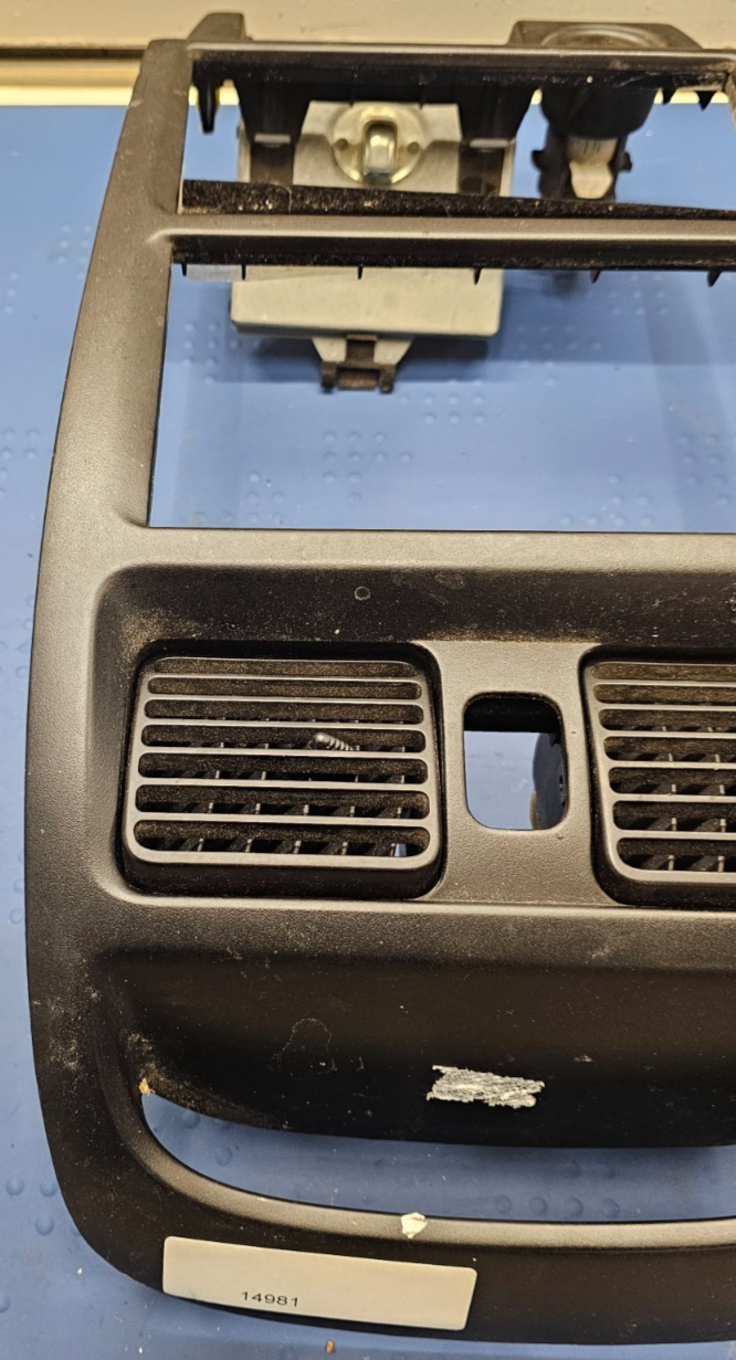99-03 Solara Dash Instrument Panel Radio Stereo Display Climate Bezel Trim Black