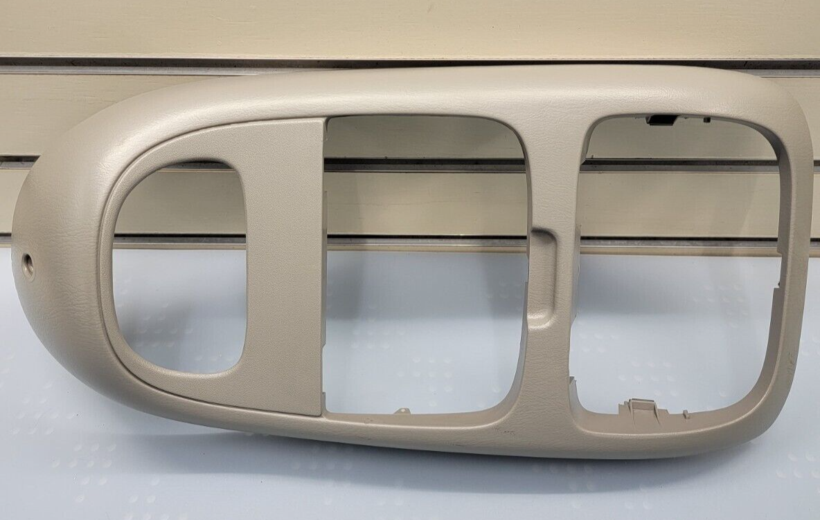 🔥97-03 Ford F150 EXPEDITION Overhead CONSOLE Display Comp STORAGE Frame GRAY 08
