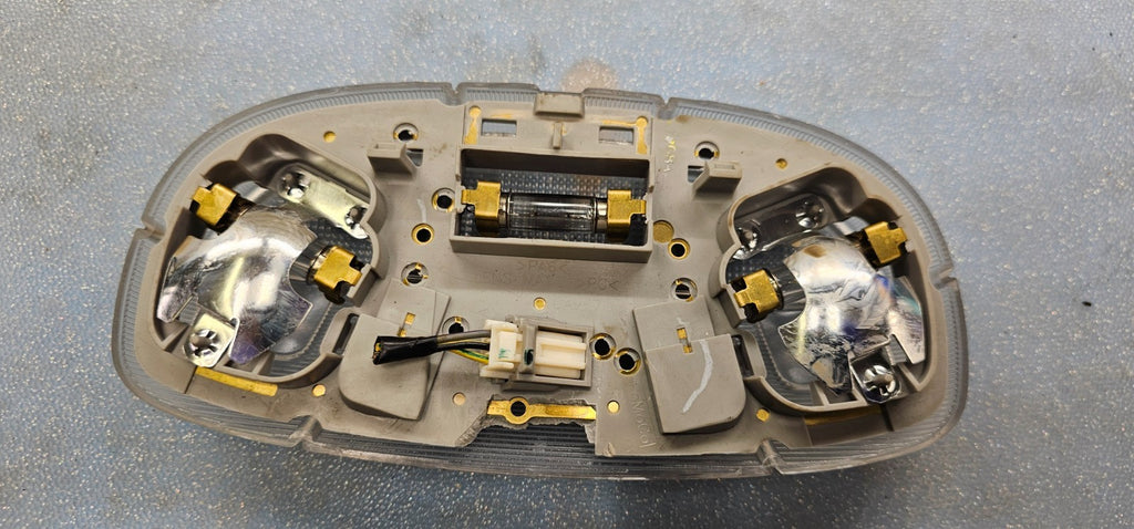 🔥06-10 FORD F150 F250 F350 FUSION OVERHEAD ROOF LIGHT LAMP DOME SWITCH GRAY
