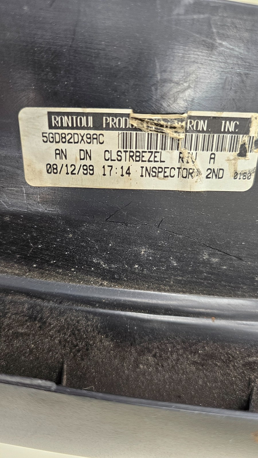 🔥97-00 Dodge Dakota Durango Dash Trim Gauge Instrument Cluster Bezel Black OEM
