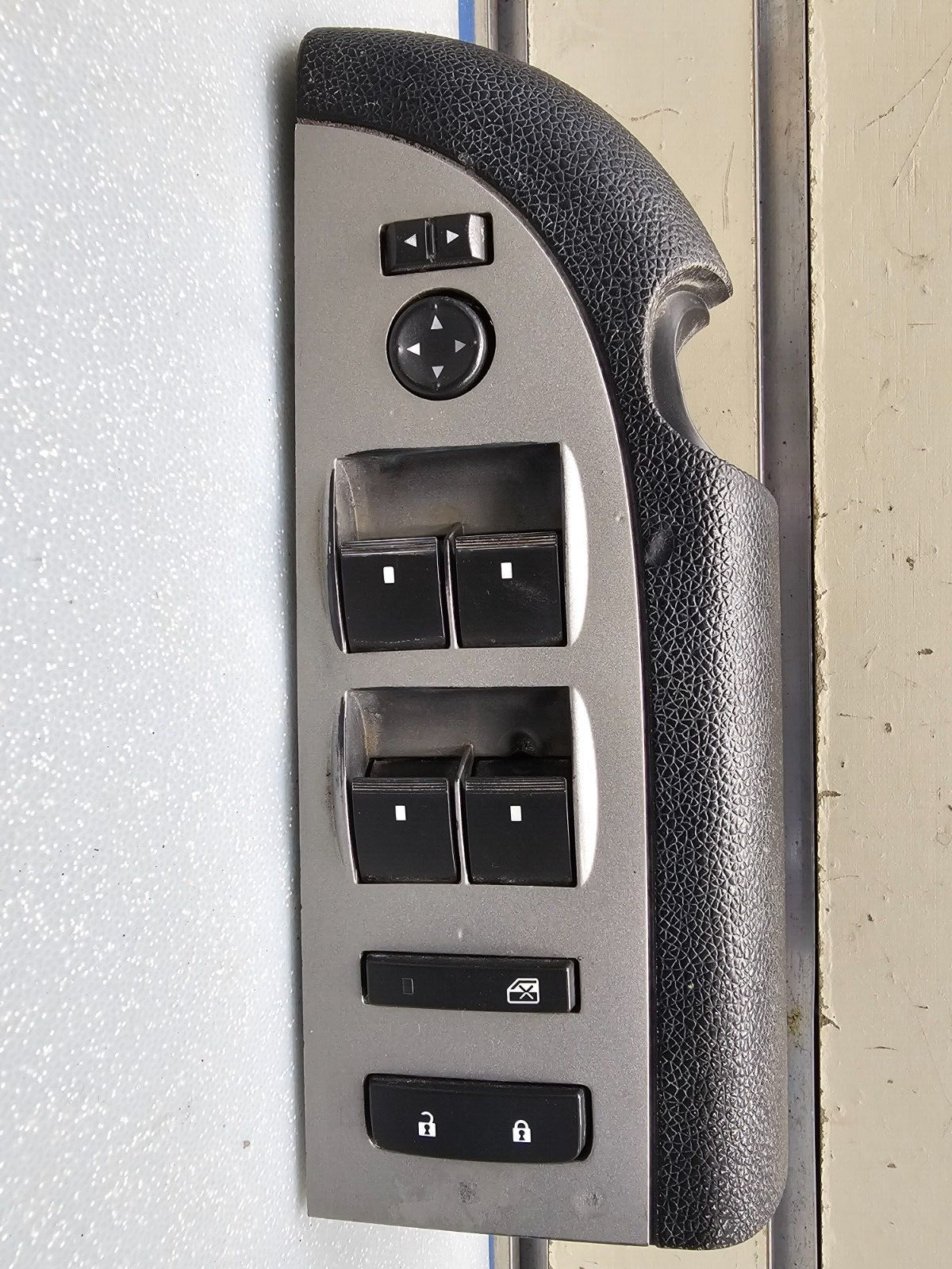 07-13 CHEVY SILVERADO SIERRA LEFT DRIVER MASTER POWER WINDOW SWITCH SILVER WS47