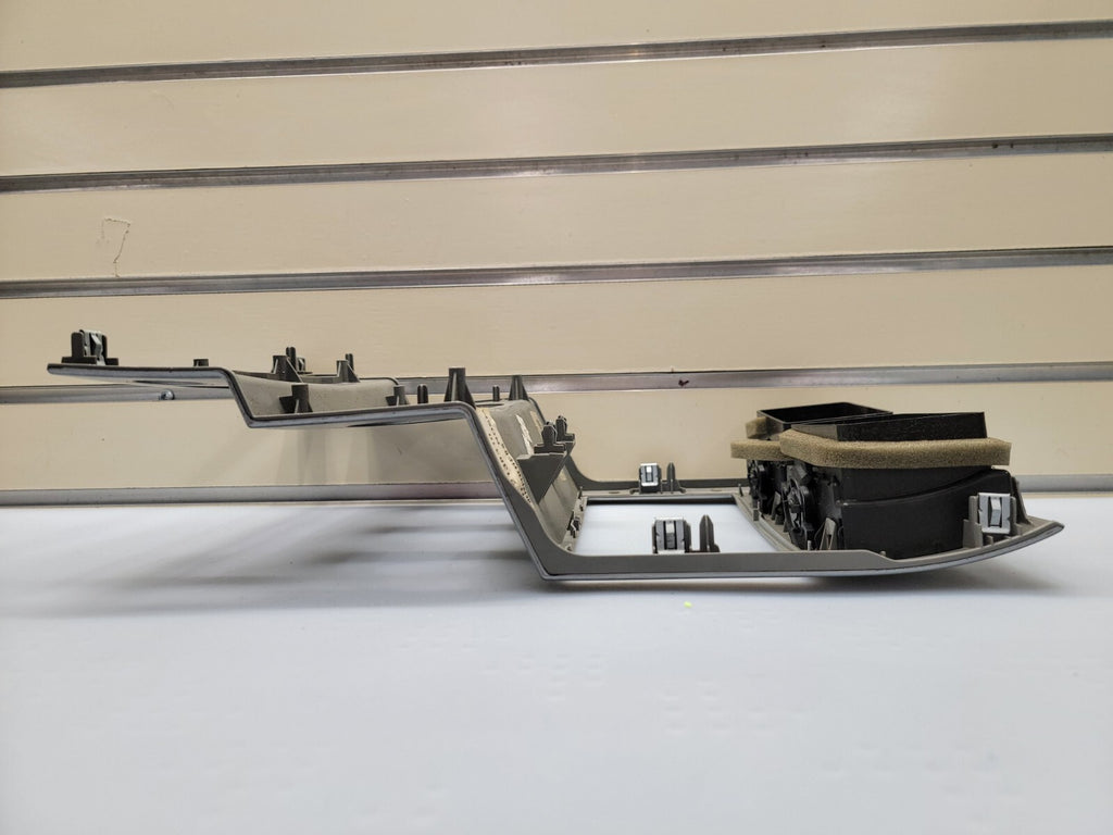 🔥2007-2012 Dodge Nitro Dash Radio Trim Bezel Silver W/ CLIMATE CONTROL SILVER