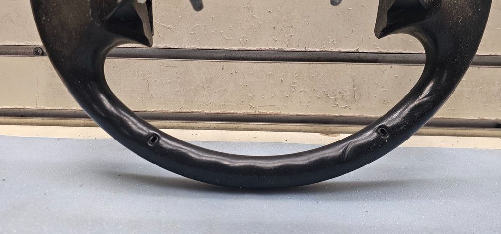🔥1997-2003 Ford F-150 F-250 EXPEDITION Leather Steering Wheel Cruise Black OEM