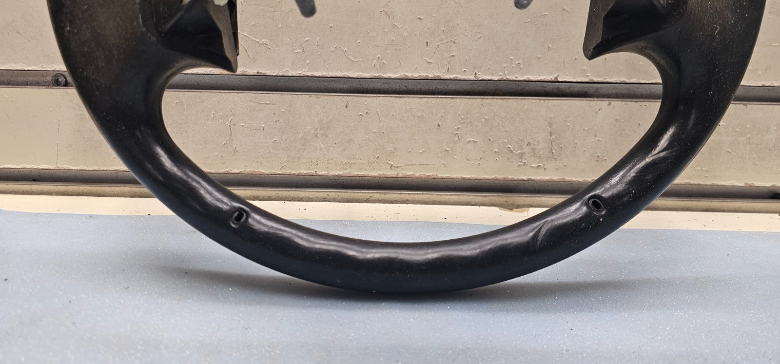 🔥1997-2003 Ford F-150 F-250 EXPEDITION Leather Steering Wheel Cruise Black OEM