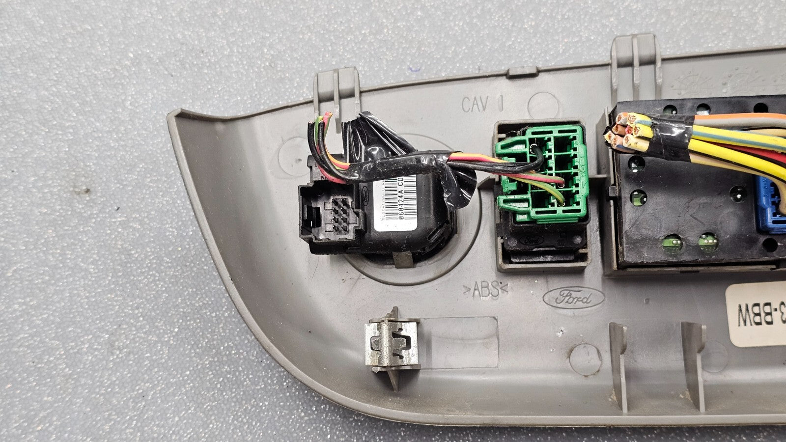 🔥04-08 Ford F150 Left Driver Master Door Window Power Switch Control Gray WS24