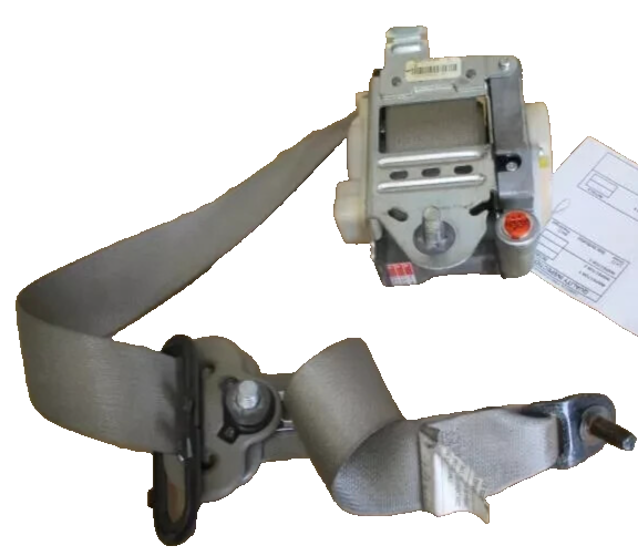 09-14 Ford F150 Front Left Driver Regular Seat Belt Retractor Assembly Cab Gray