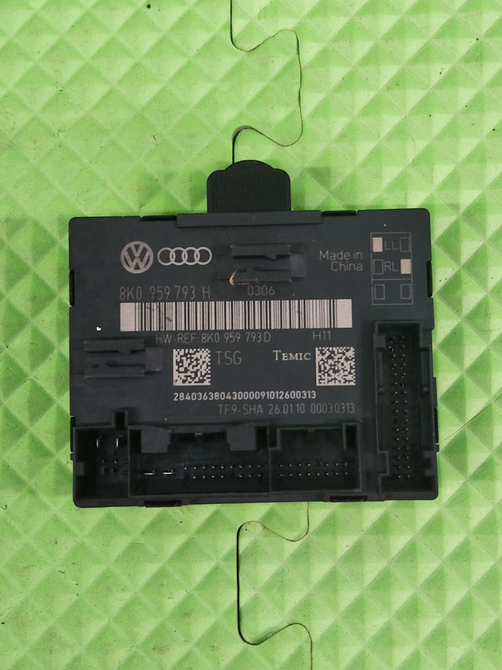 🔥09-16 AUDI A4 B8 DOOR COMPUTER CONTROL MODULE REAR RIGHT PASSENGER SIDE BLACK