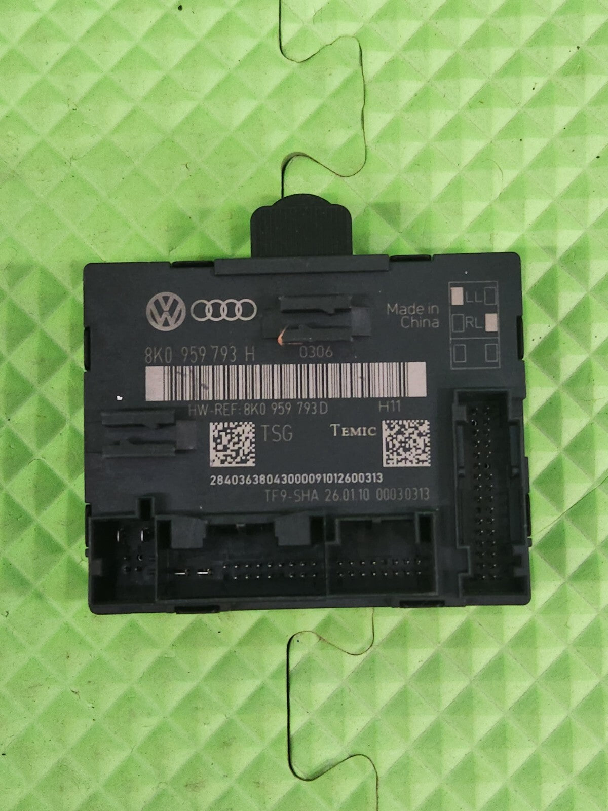 🔥09-16 AUDI A4 B8 DOOR COMPUTER CONTROL MODULE REAR RIGHT PASSENGER SIDE BLACK