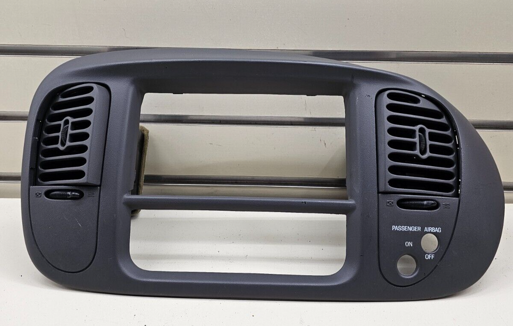 🔥97-03 Ford F-150 Center Dash Radio Stereo Climate Trim Bezel Panel Line Black