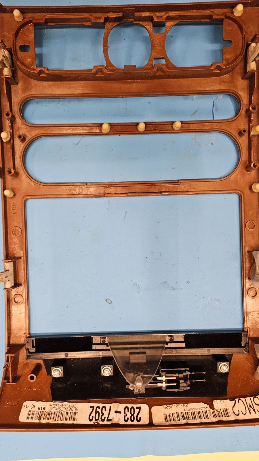 🔥04-08 Ford F150 Dash AM FM Radio Stereo Display Climate Bezel Trim Panel Wood