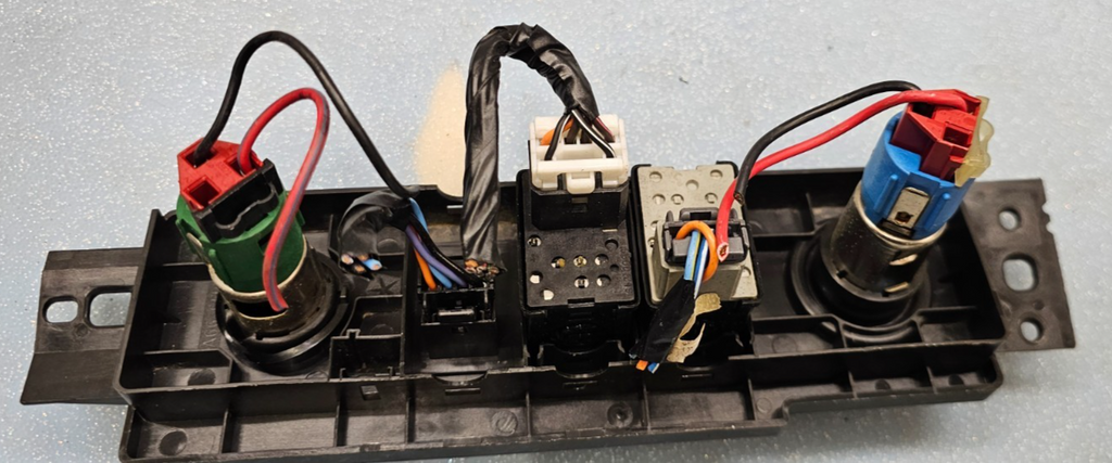 🔥97-01 Jeep Cherokee XJ Rear Wiper Defrost Switch Control Black