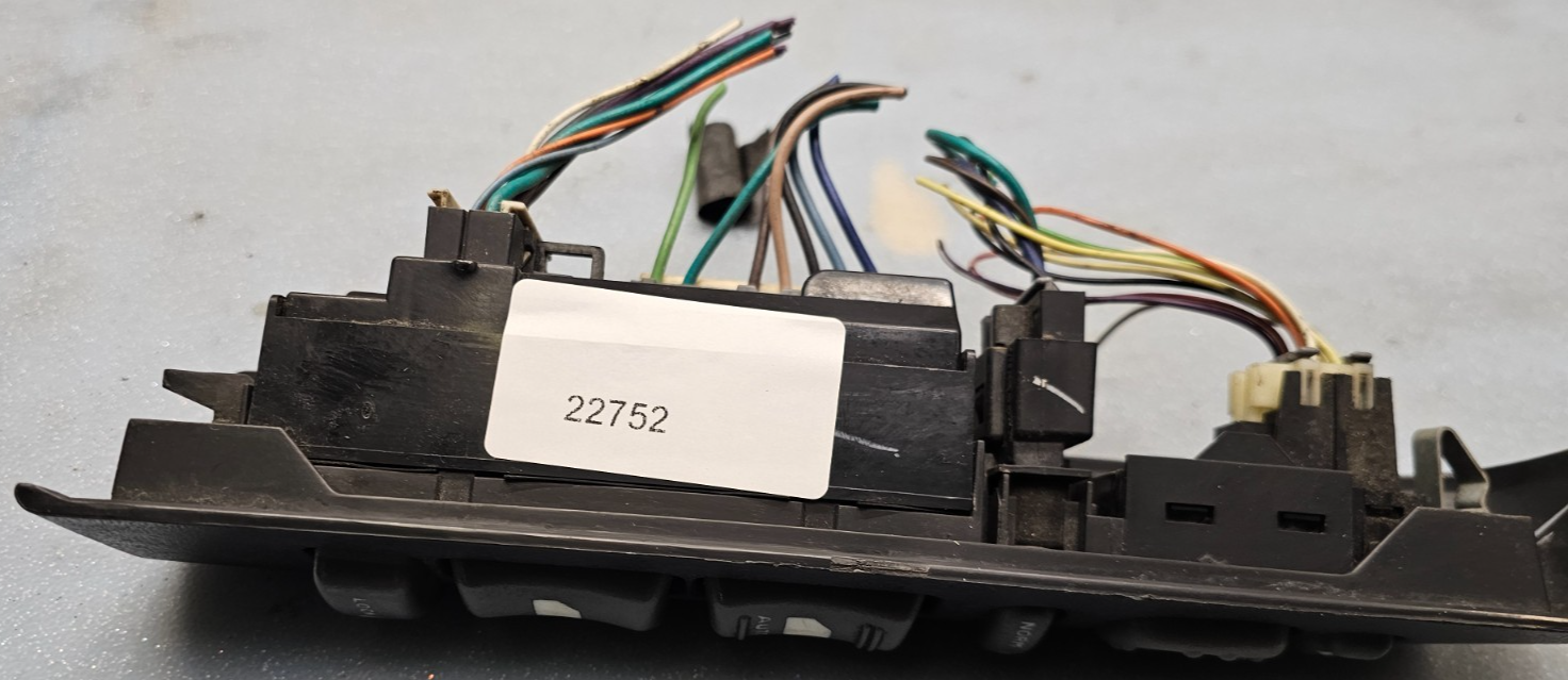 🔥98-05 Blazer S10 Left Driver Master Power Window Switch Assembly BLACK OEM
