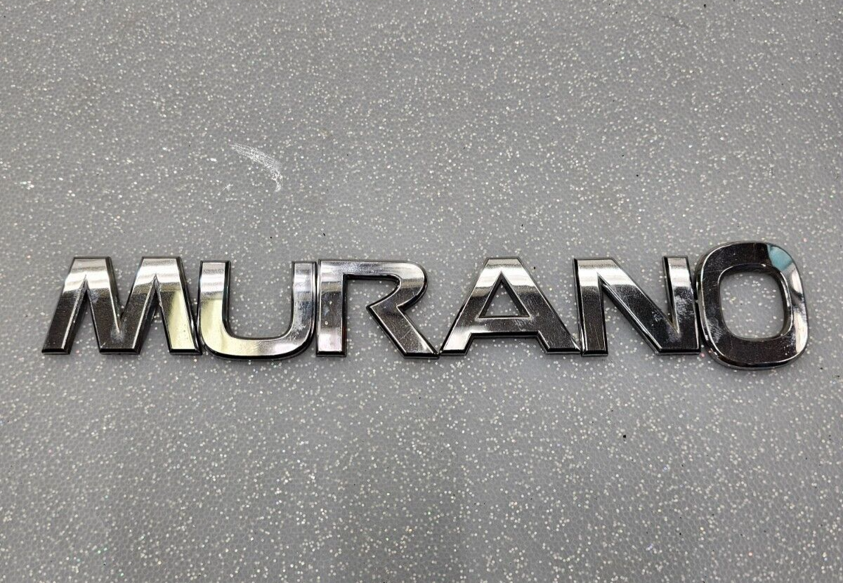 🔥2003-2007 Nissan Murano Emblem Logo Letters Badge Trunk Gate Rear Chrome OEM