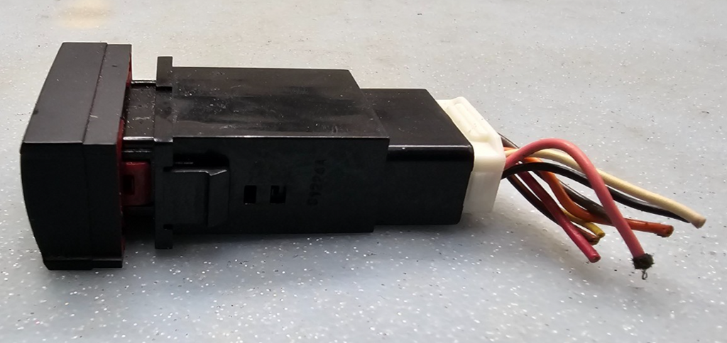 🔥07-09 SANTA FE HAZARD FLASHER EMERGENCY WARNING SWITCH OEM black