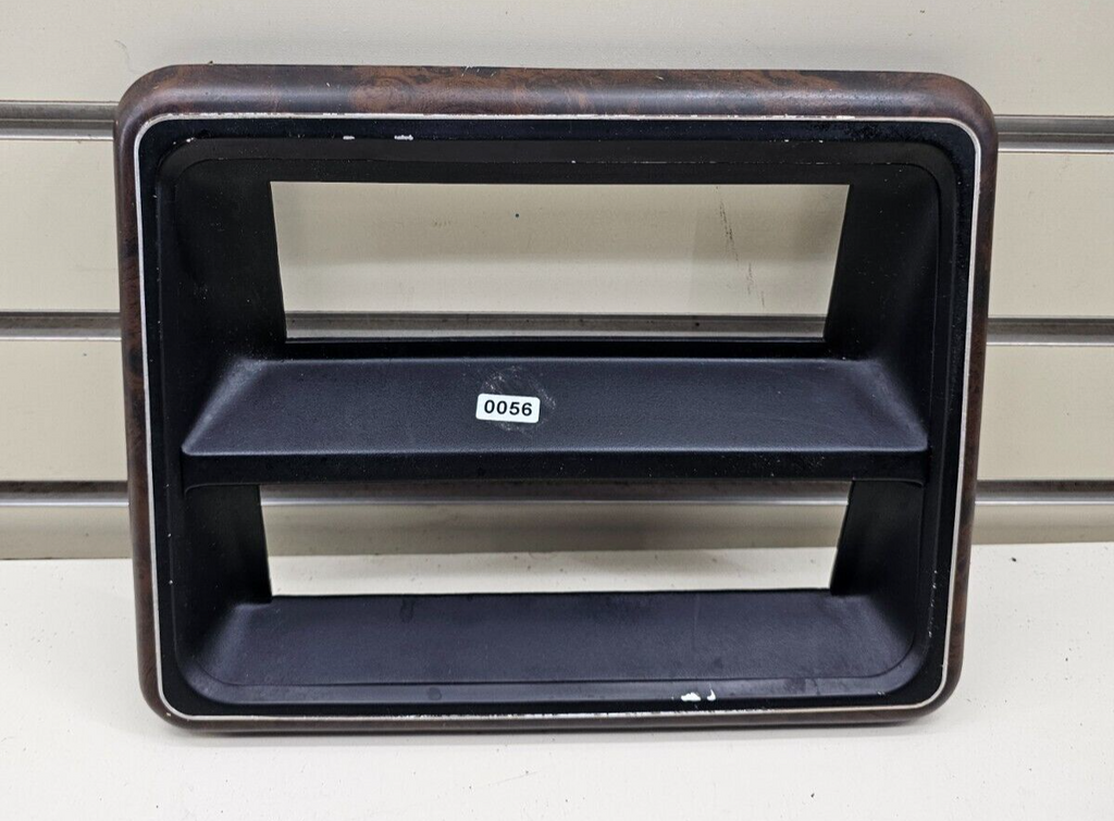 🔥87-91 Ford F150 F250 Bronco Center Dash Radio Stereo Bezel Trim Panel Wood OEM