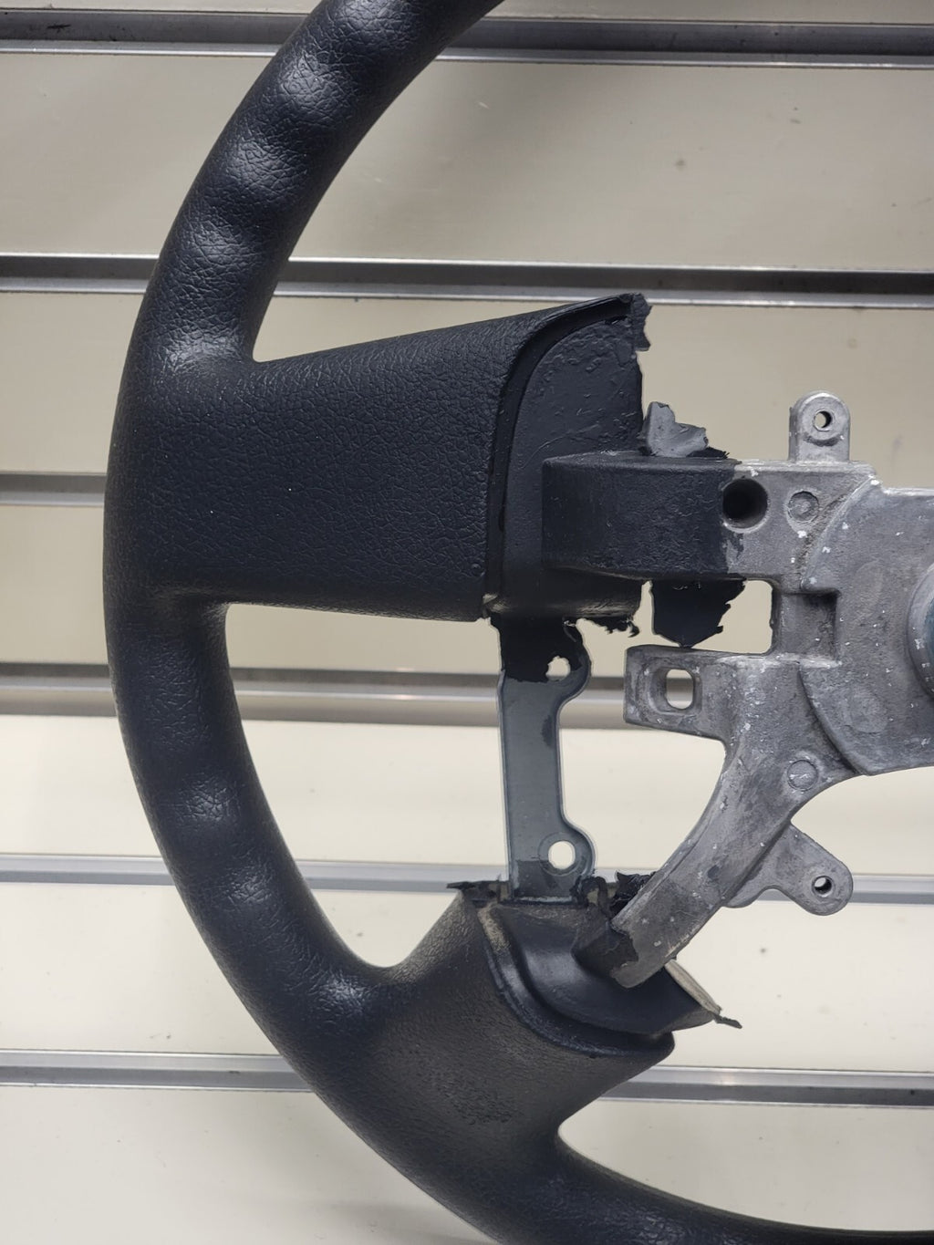 🔥2004-2008 Ford F-150 F150 Tan Leather Wrapped Steering Wheel OEM Black