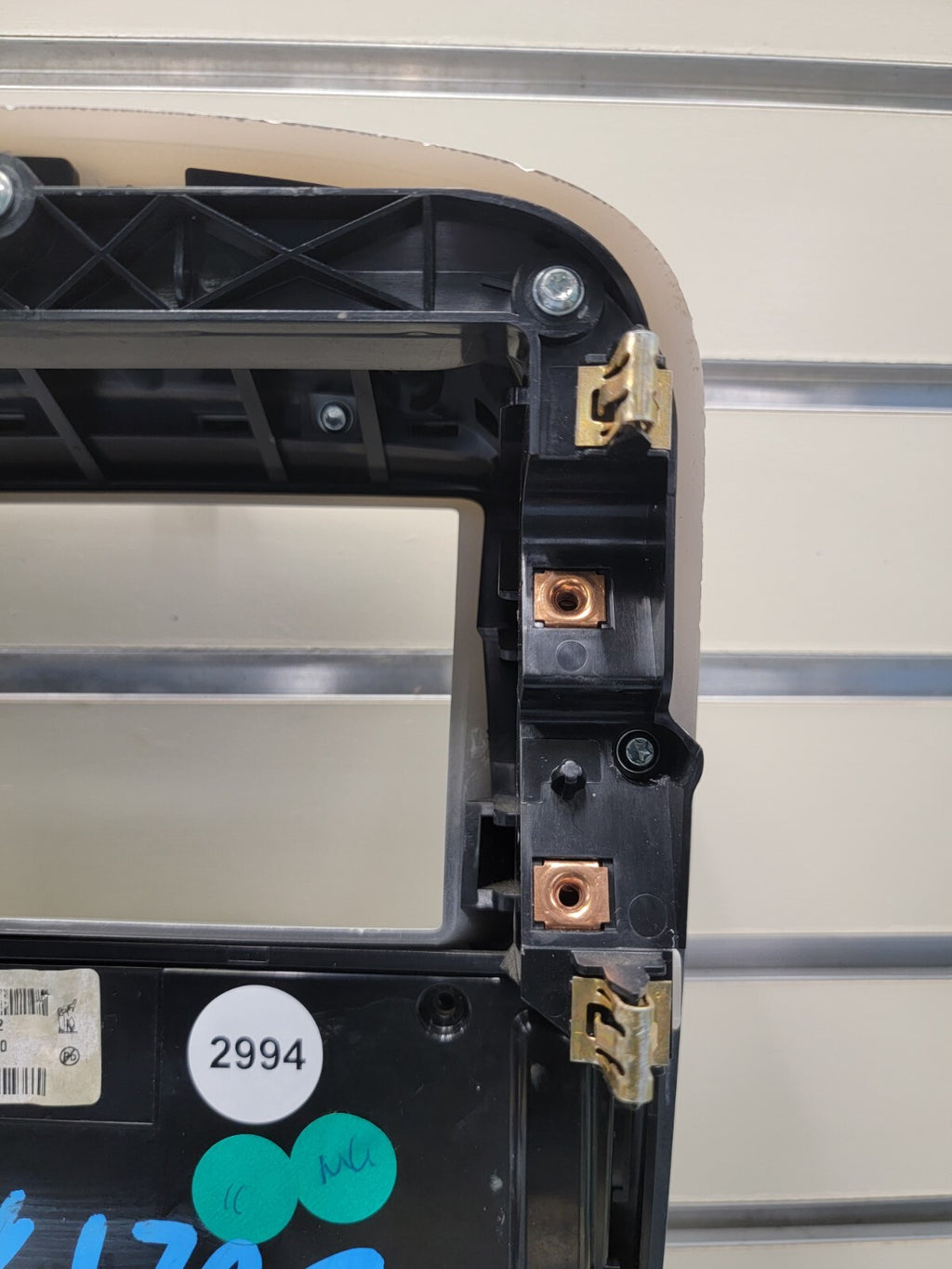 🔥2012 - 2015 Chevy Chevrolet Volt Radio Climate Display Control Bezel WHITE