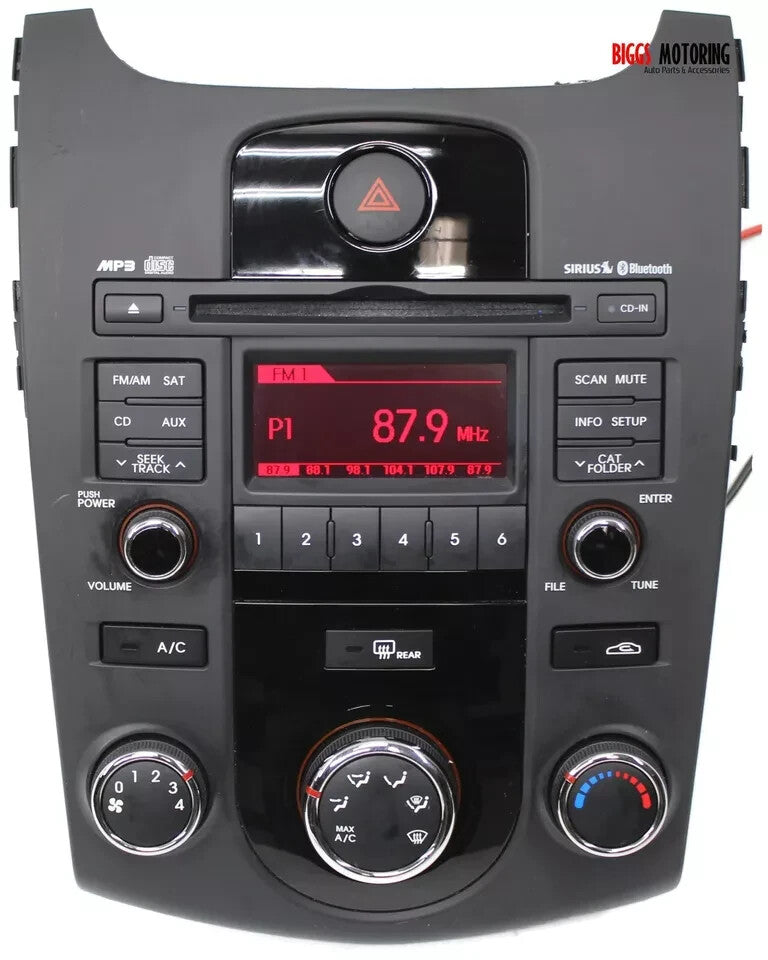 🔥2010-2013 Kia Forte DASH Radio AM FM Stereo MP3 CD Player W/AC Control OEM