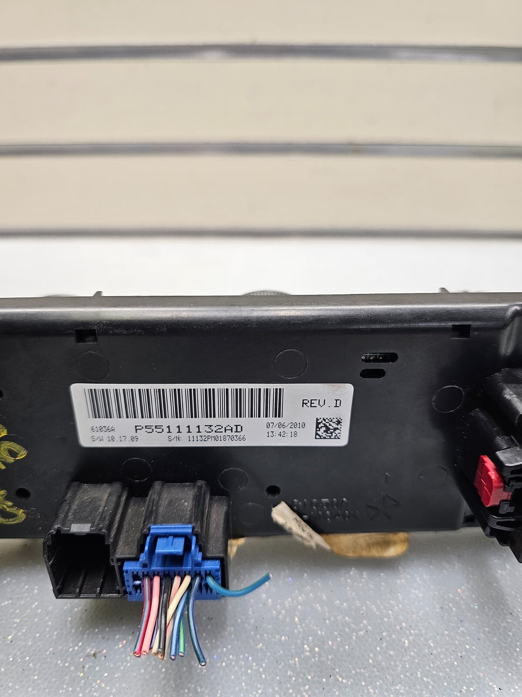 07-12Dodge Compass Chrysler AC Heater Temperature ClimateControl Module Panel/DC