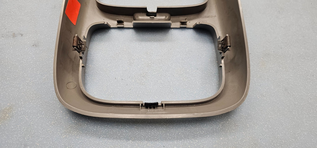 🔥97-03 Ford F150 EXPEDITION Overhead CONSOLE Display  STORAGE Frame Bezel TAN