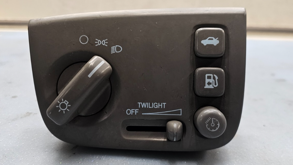 🔥00-05 Cadillac Deville Headlight Dimmer Switch Trunk Gas Door Assembly Gray