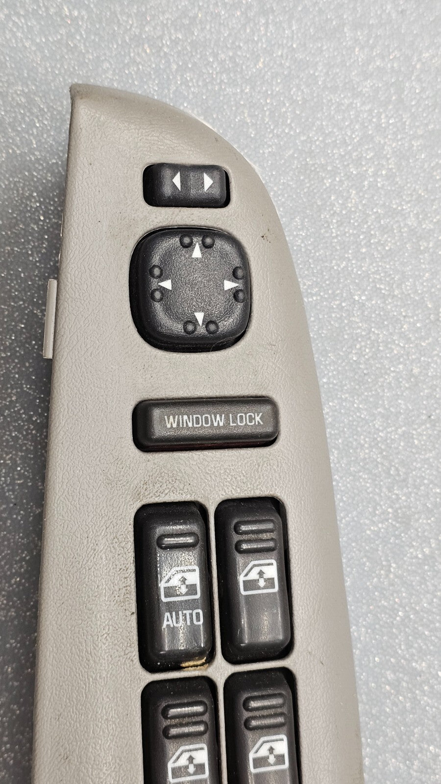 🔥99-02Tahoe Suburban Yukon Left Driver Master Power Window Switch Assembly Gray